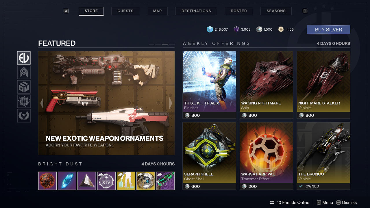 Image of the store page